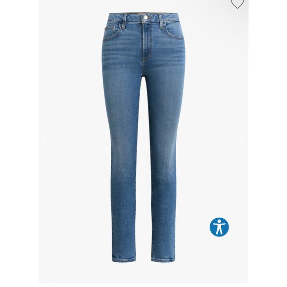 FAVORITE DAUGHTER The Erin High Rise Slim Straight classic denim jeans 32 - Picture 5 of 12